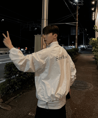 Saint logo nylon jacket
