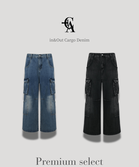 (premium select)in&Out Cargo Denim