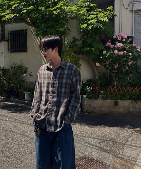 Flannel check shirt