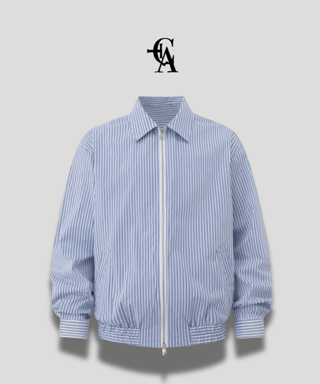Stripe shirt jakets