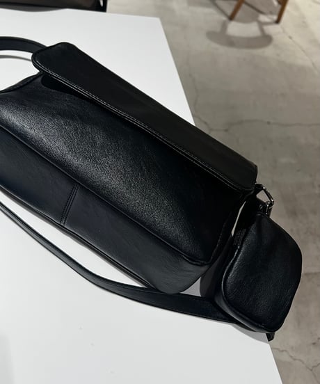 (送料無料)Msquare leather bag