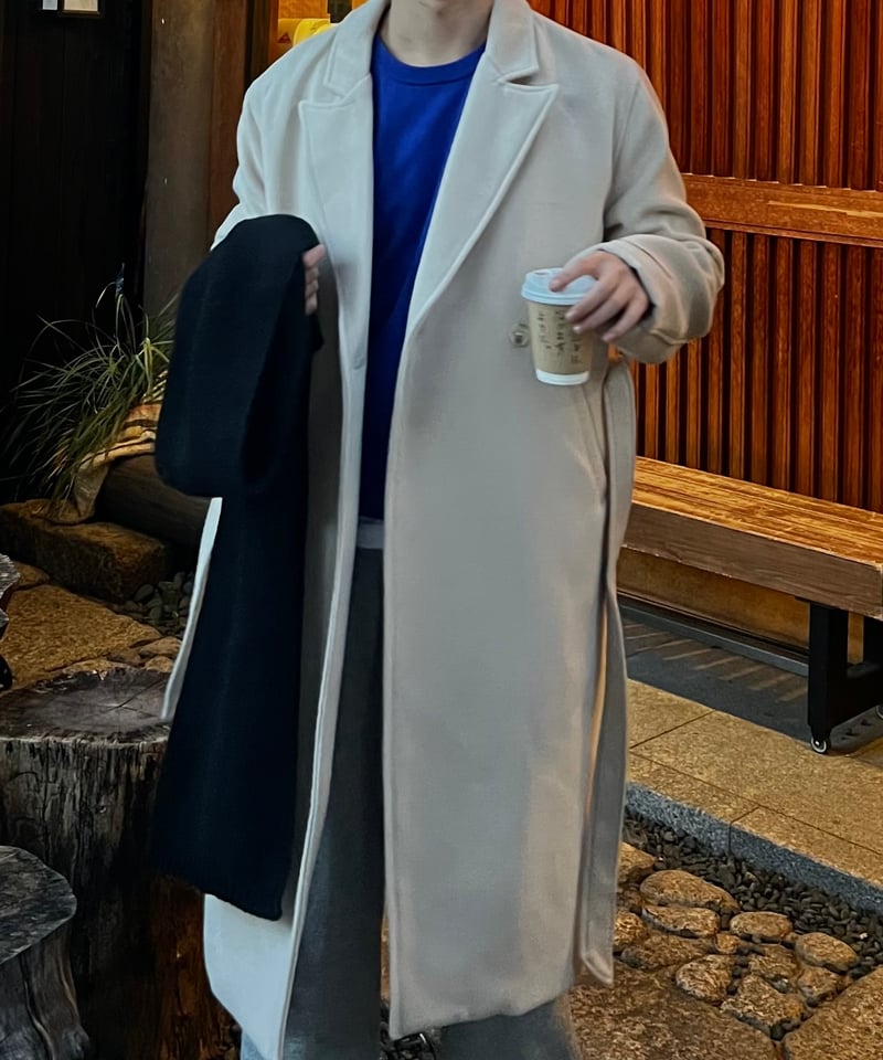 Hand Made W rebec coat | 韓国現地メンズカジュアルAttract Lite