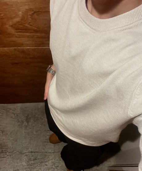 (3color)Cashmere like round knit
