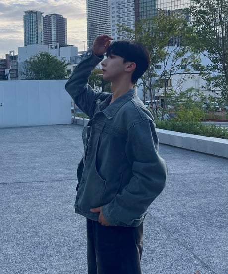 Belt denim jacket
