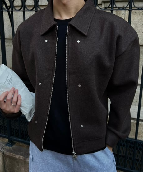 (premium select)rivet wool cropped jacket
