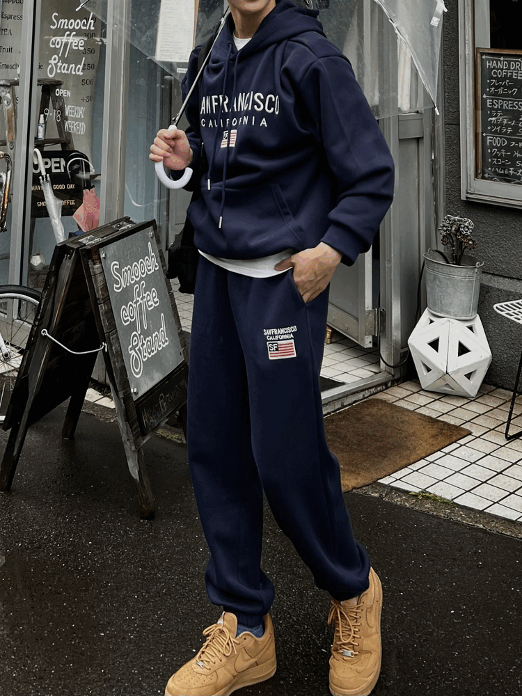 CF hood setup | 韓国現地メンズカジュアルAttract Lite