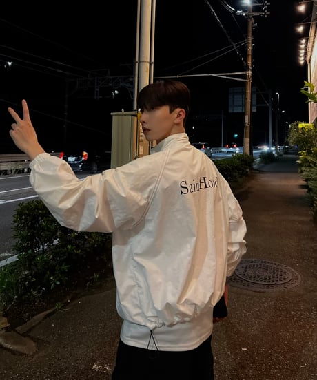 Saint logo nylon jacket