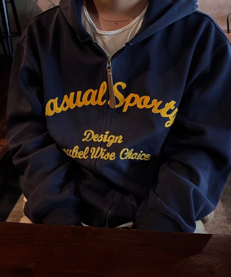 Design lether zip hoodie