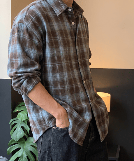 Flannel check shirt