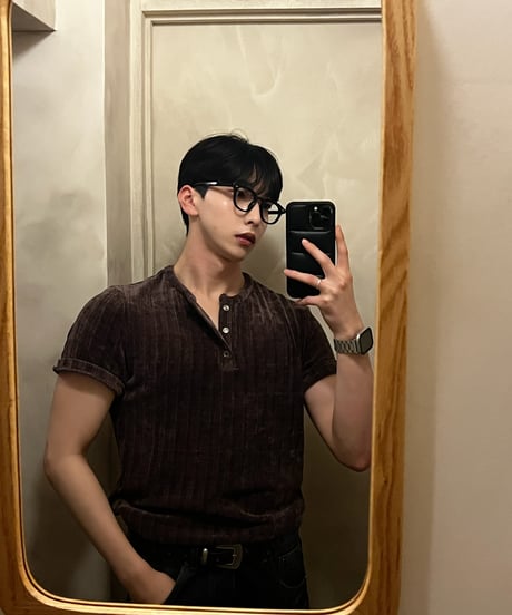 velor muscle knit