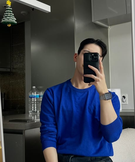 (3color)Cashmere like round knit