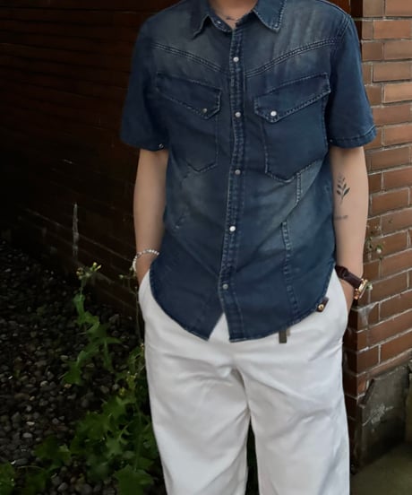 （カラー追加）western denimshirt