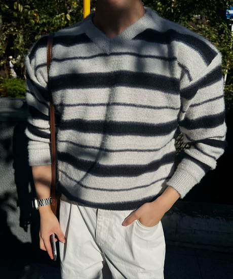 mohair line knit