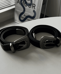 Western buckle belt