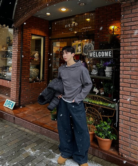 （premium select）Broad striped denim pants