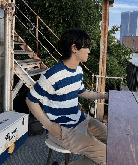 knot bycolor knit