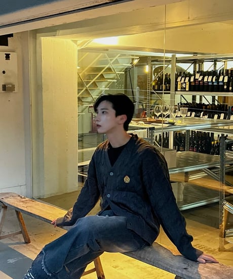 (premium select)patch cable cardigan