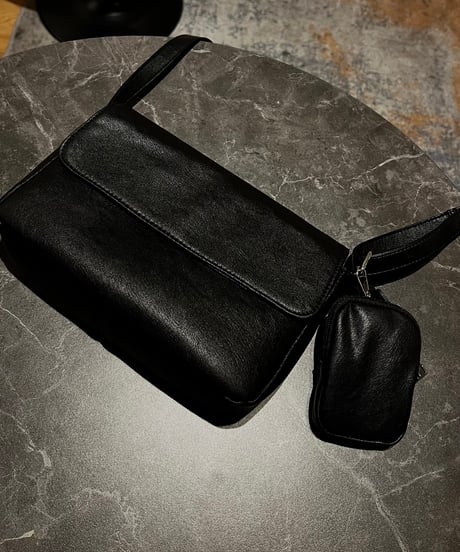 (送料無料)Msquare leather bag
