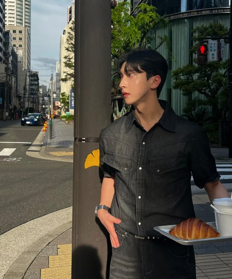 （カラー追加）western denimshirt