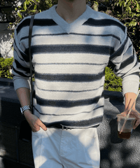 mohair line knit
