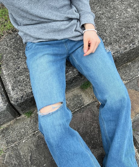 crush blue jeans