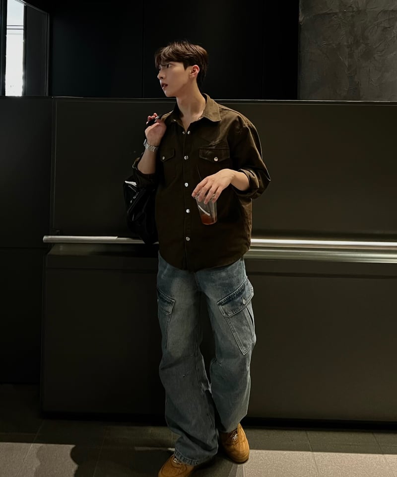 buggy cagopoc denim | 韓国現地メンズカジュアルAttract Lite