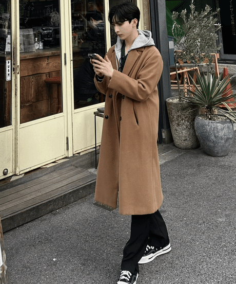 (送料無料)Non fluff over coat