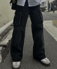 (premium select)in&Out Cargo Denim