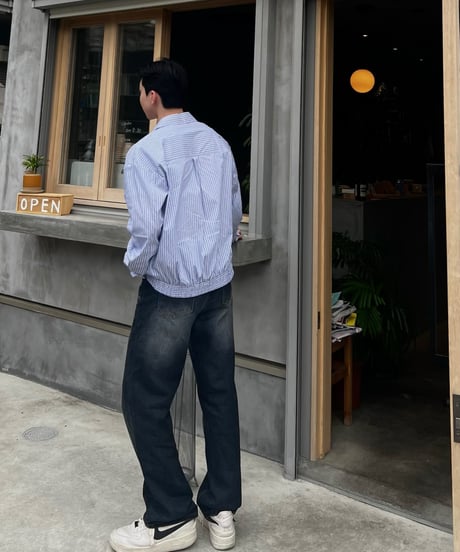 Stripe shirt jakets