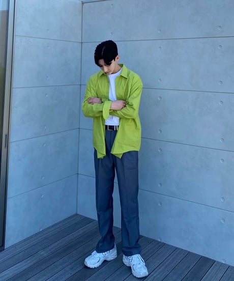 (+5cm)straight wide slacks