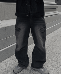 （premium select）Double Dart Cargo Denim