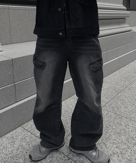 （premium select）Double Dart Cargo Denim
