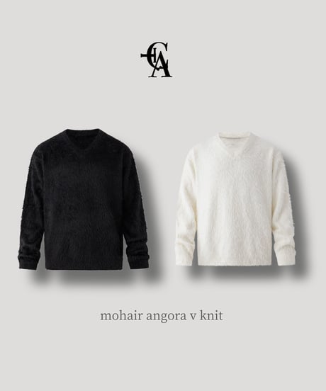 mohair angora v knit