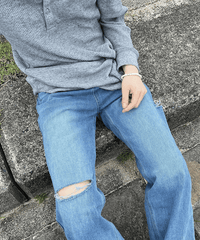 crush blue jeans