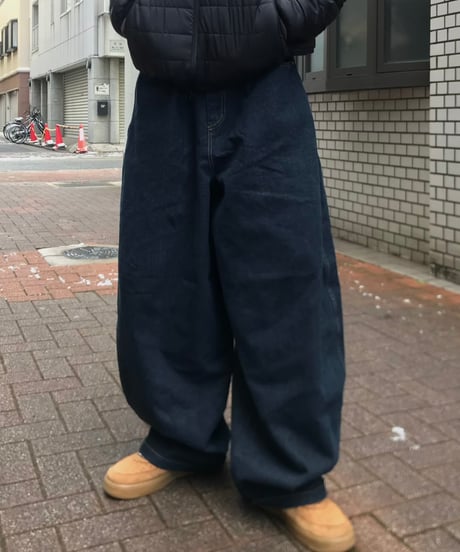 （premium select）Broad striped denim pants