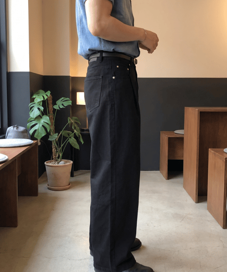 Drape wide pants