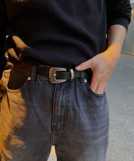 Western buckle belt