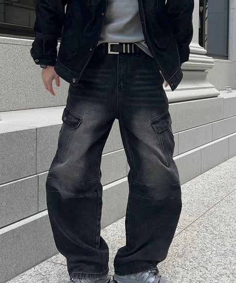 （premium select）Double Dart Cargo Denim