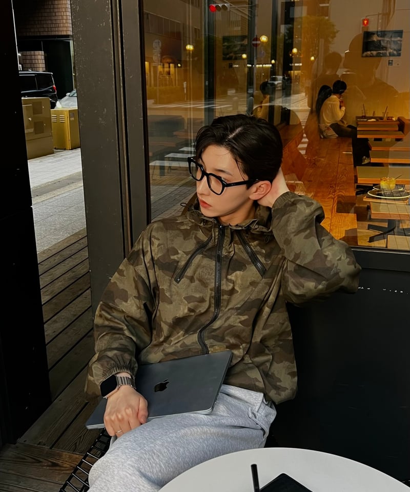 camo wzipper jacket | 韓国現地メンズカジュアルAttract Lite