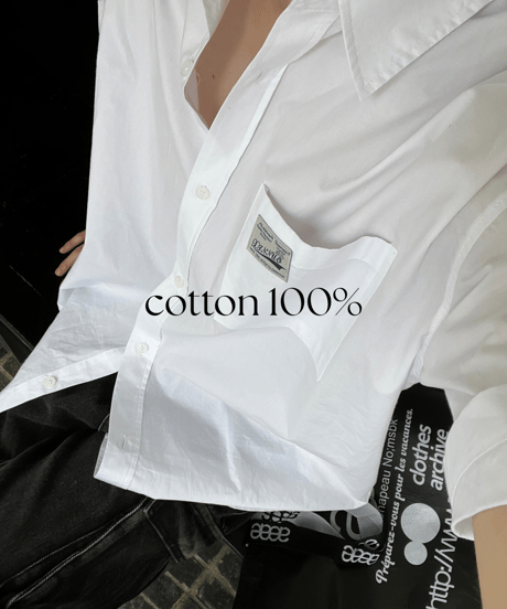 (premium select)patch cotton shirts