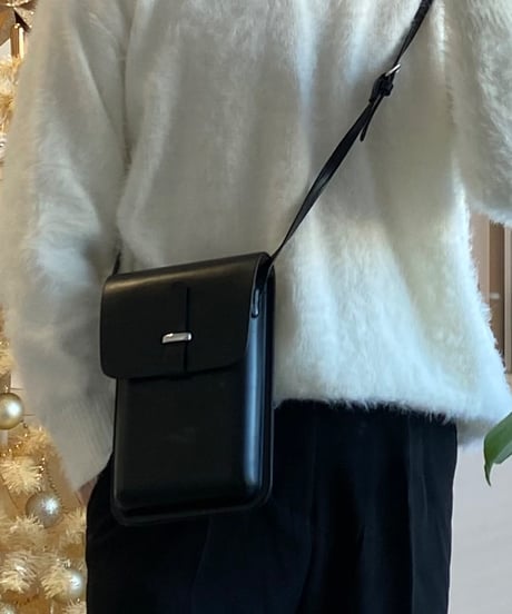 Minimal shaggy knit