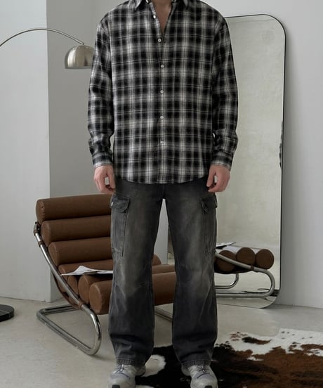 Flannel check shirt