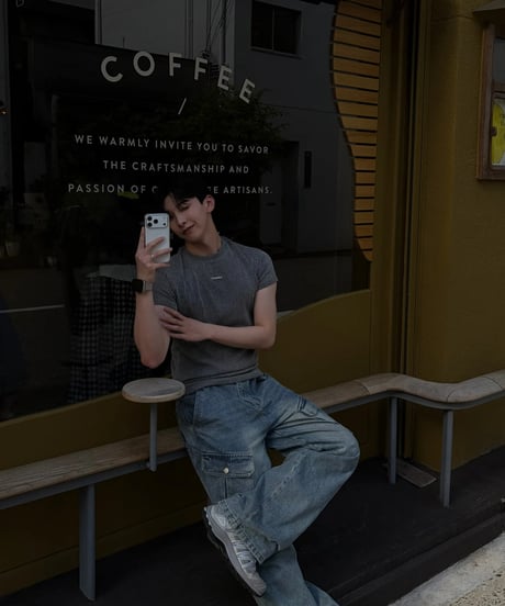 （premiumselect）Ribbed Tencel Muscle-Fit Knit Tee