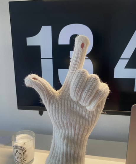 (4color)knit touch glove