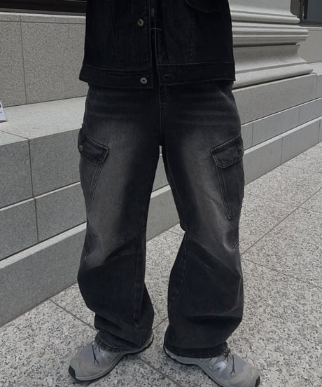 （premium select）Double Dart Cargo Denim