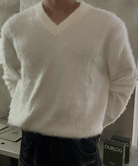 mohair angora v knit