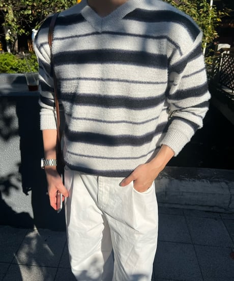 mohair line knit