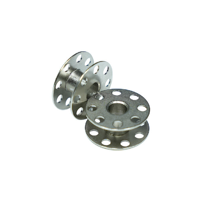 工業用本縫いミシン用ボビン 鉄製ボビン 穴あき カットなし（1個