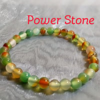 Power Stone②パワーストーン　幸せを呼ぶ孔雀瑪瑙	孔雀瑪瑙