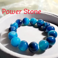 Power Stone① パワーストーン  ブルー瑪瑙